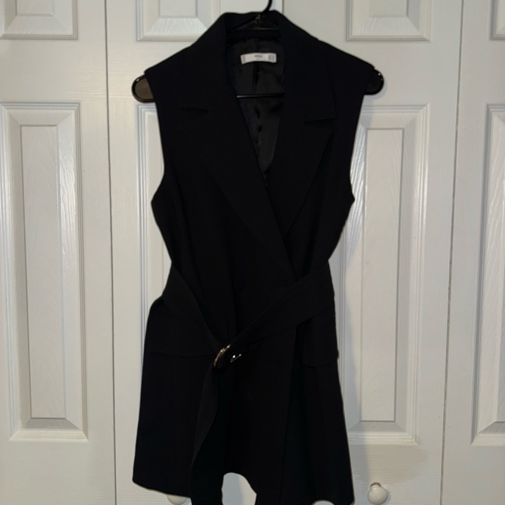 Mango MNG Black Suit Vest
